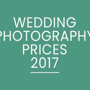 How much does wedding photography cost in 2017?