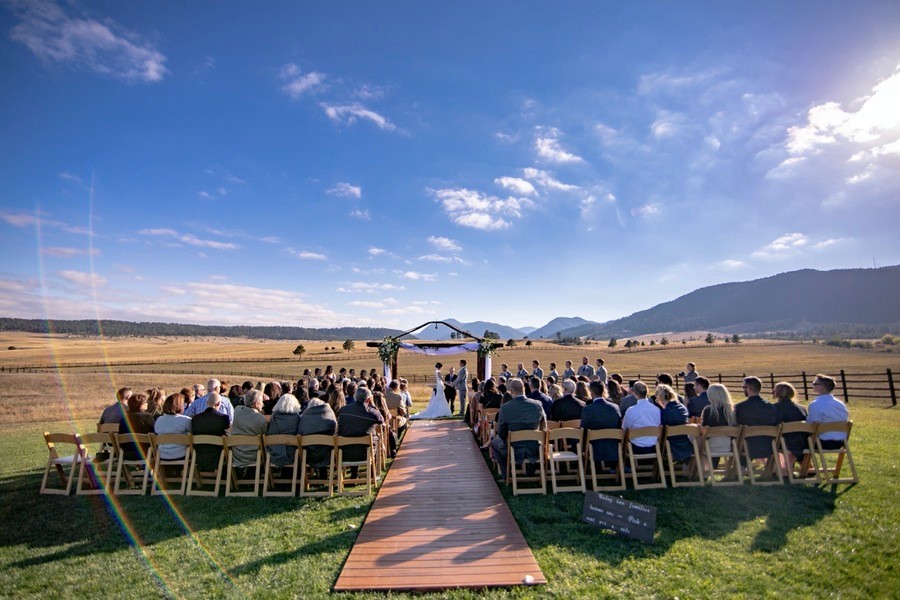 Real Weddings at Spruce Mountain Ranch in Larkspur, CO